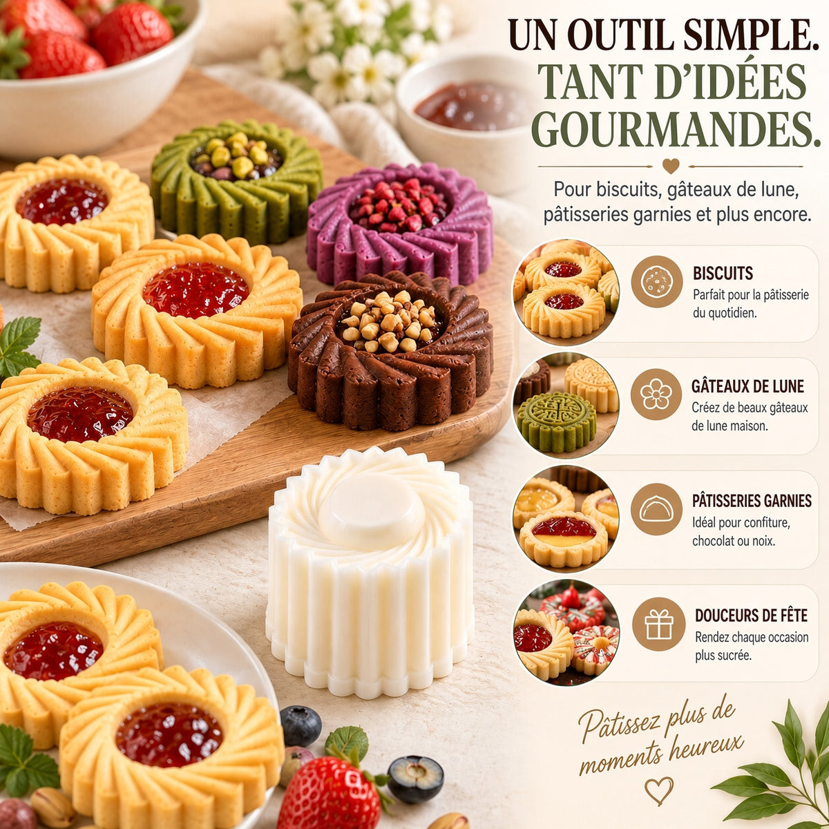 🔥 Maintenant -40 % | ✨ Moule à pâtisserie 2-en-1 – Créez de délicieuses œuvres en quelques secondes